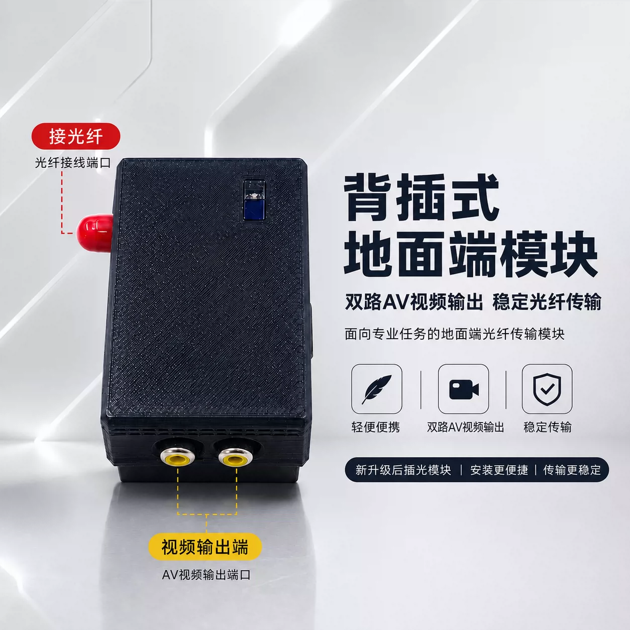 双路视频光电收发模块