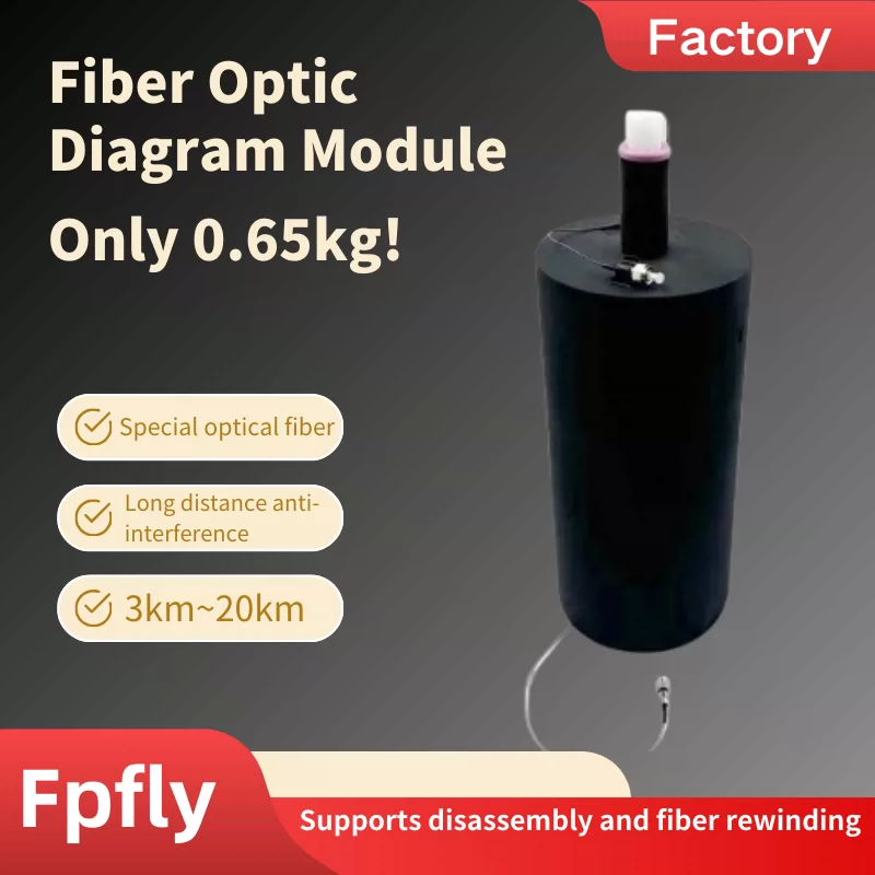 FPFLY Optical Fiber Image & Data Module for FPV Drone